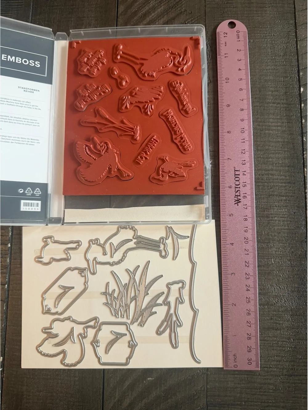 Stampin’ Up Heron Habitat stamp set and Heron Dies die cut set